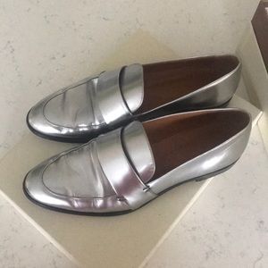 M Gemi silver loafer